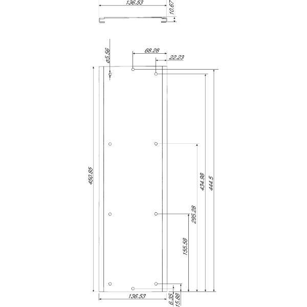 ACCURIDE CPU-Halter Modell 005, Farbe schwarz