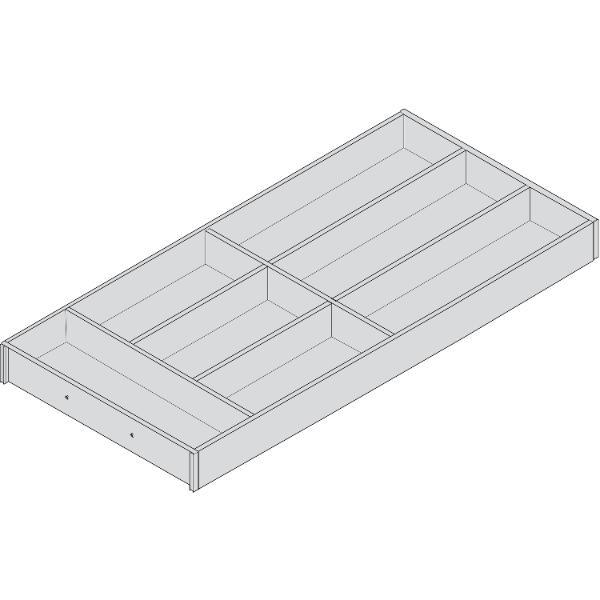 blum AMBIA-LINE Besteckeinsatz NL650mm,B300mm, Nebraska Eiche