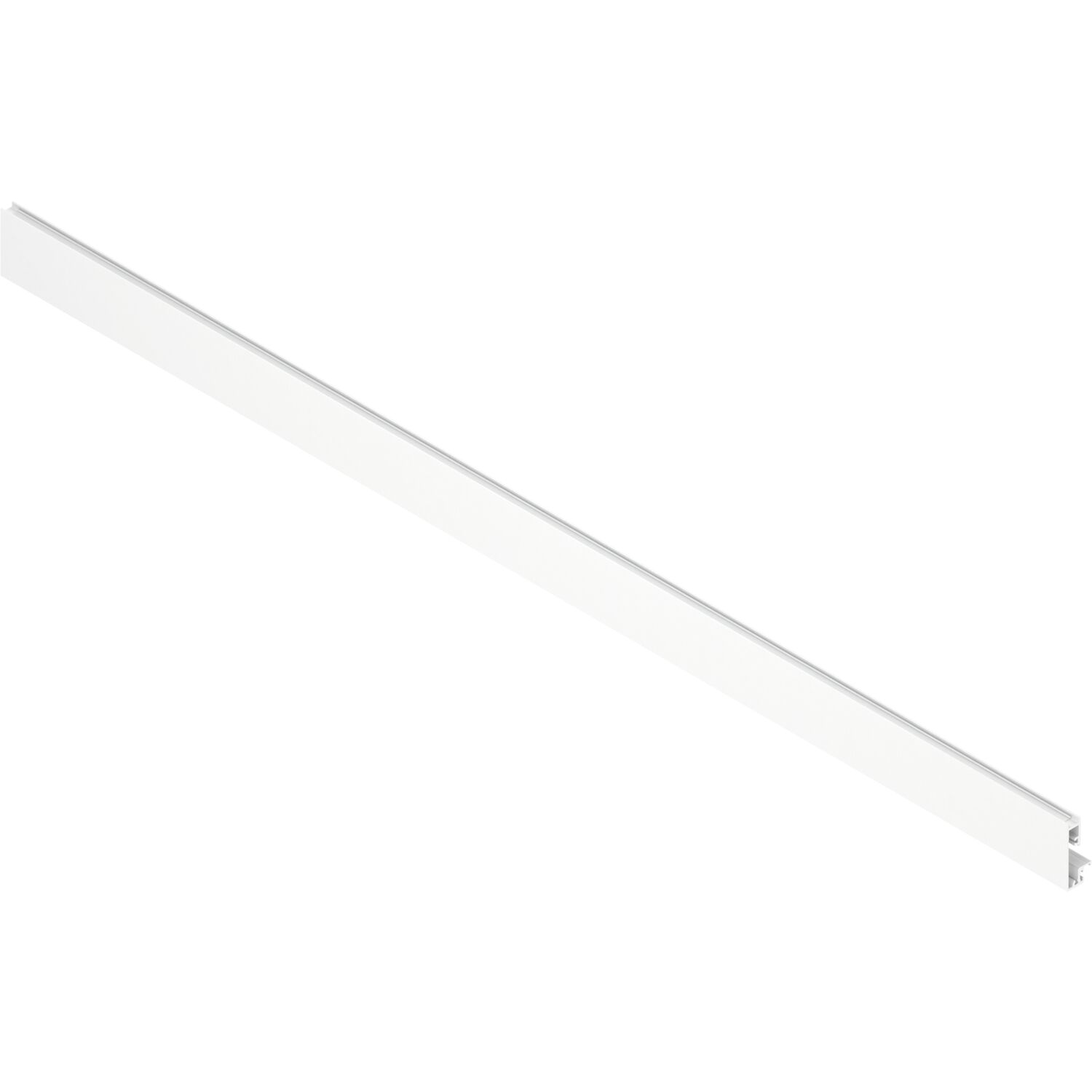 blum MERIVOBOX Vorderstück mit Nut, Länge 1042 mm, Aluminium Seidenweiß-matt