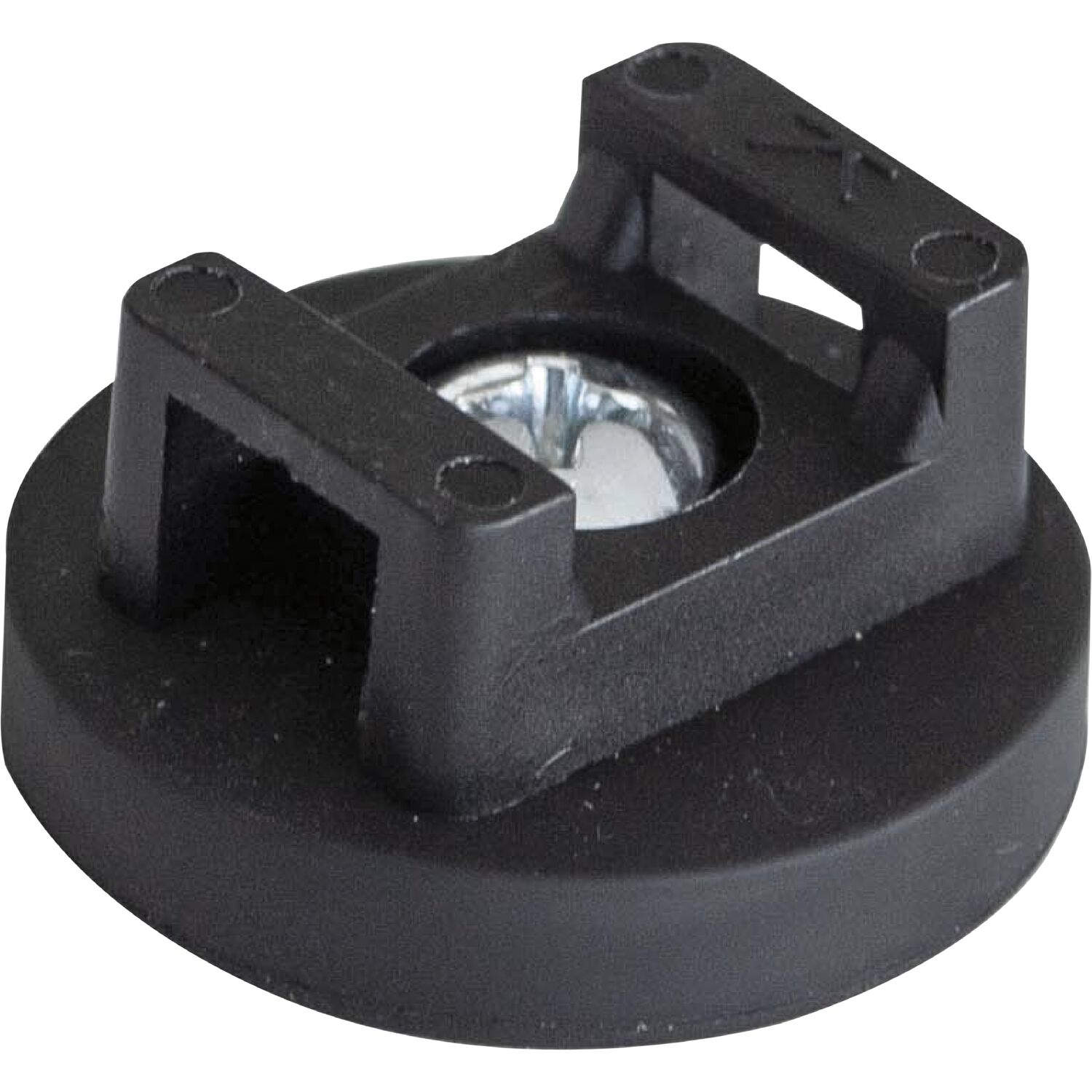 EVOline Haftmagnet schwarz mit Kabelbinder