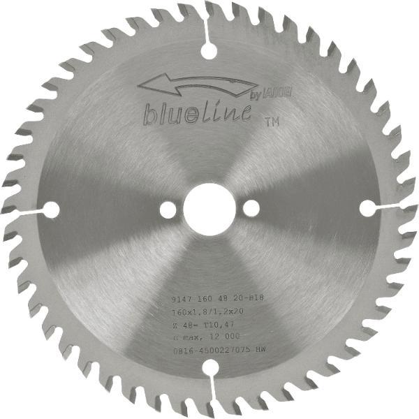 AKE Kreissägeblatt HW ø 160 x 1,2 x 20 mm Z48 Flach-Trapezzahn (FT) positiv