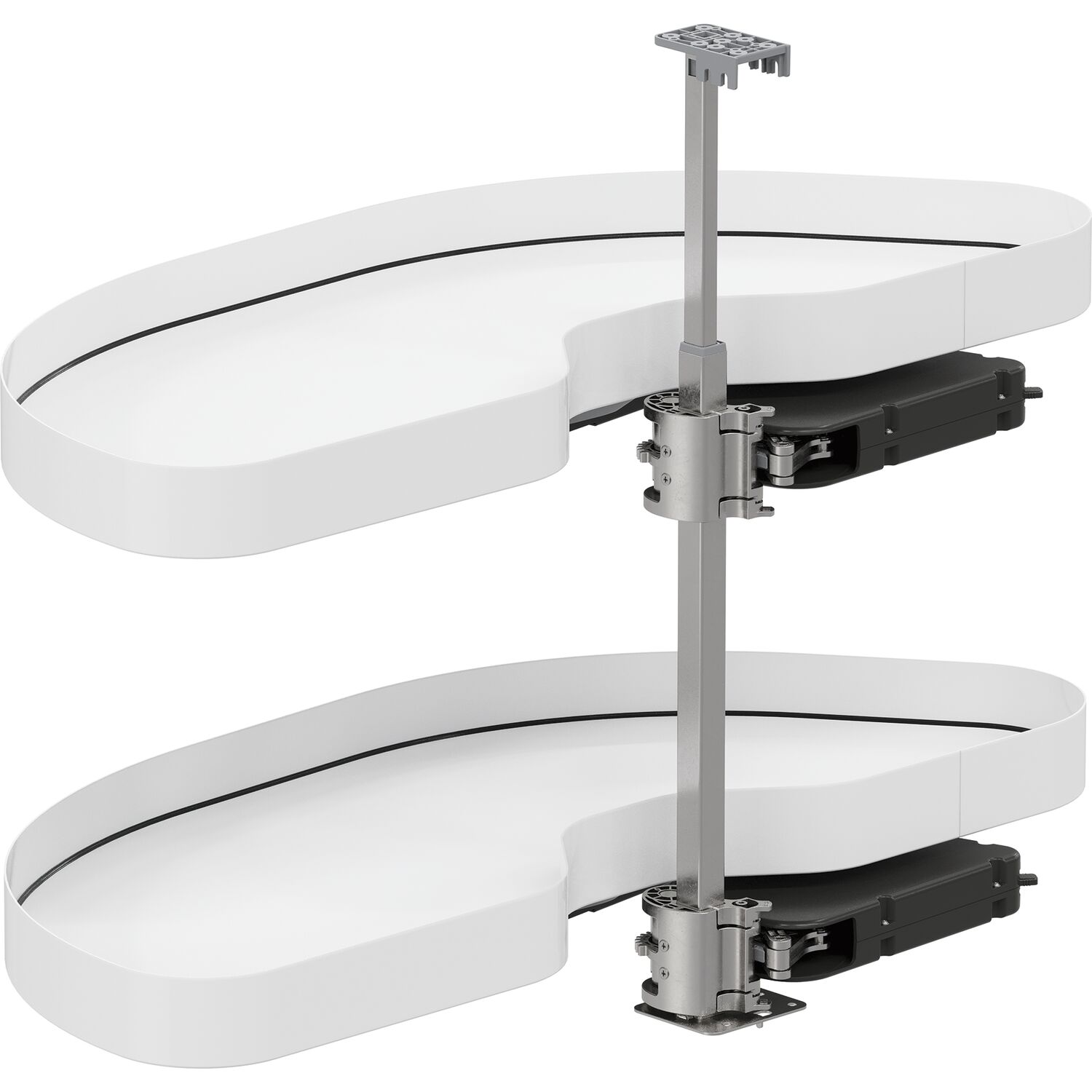 Vauth-Sagel VS Cornerstone Maxx Eckauszug Planero EH 650/KB 1000/FB 500 mm links Weiß