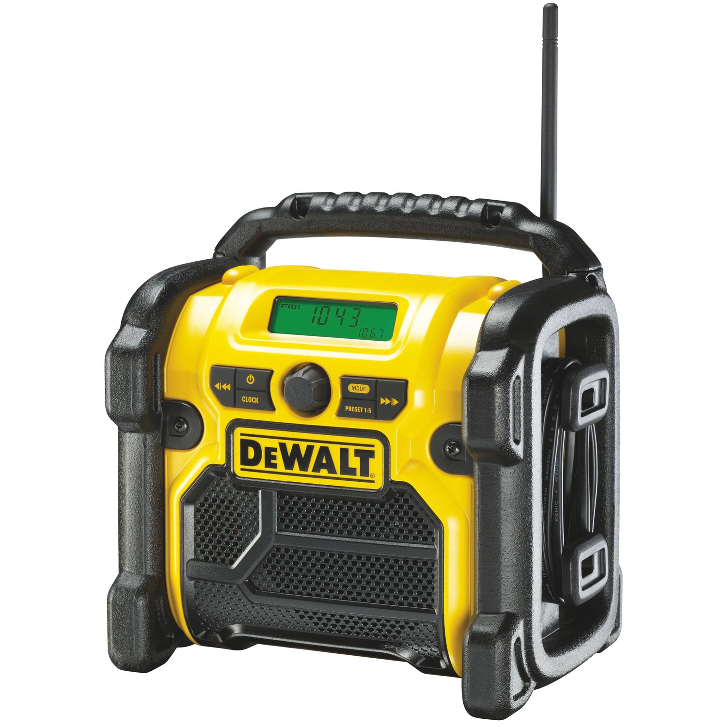 DeWalt Akku-/Netz Radio DCR019 für 10,8-54 Volt Li-Ion Schiebe Akkus
