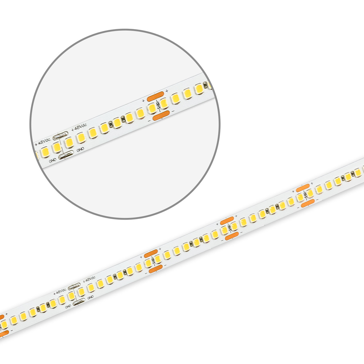 ISOLED LED HEQ930 Flexband High Bright 48V DC 22W IP20 3000K 140lm/W 5m Rolle 240 LED/m