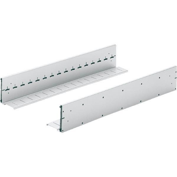HETTICH Systema Top 2000 Karteibahn, Schrankt. 600,Stahl Alu-Finish