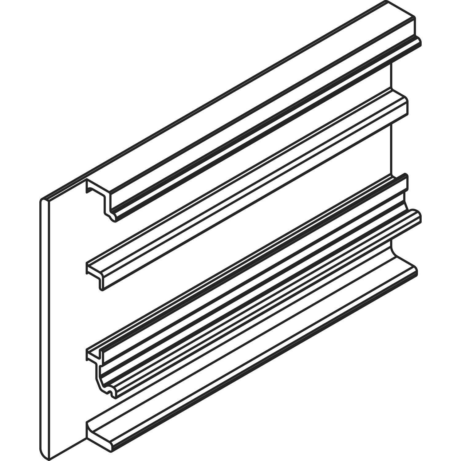 Hawa HAWA-Junior 80/100 B Abdeckkappe Clipblende 60 mm links silber