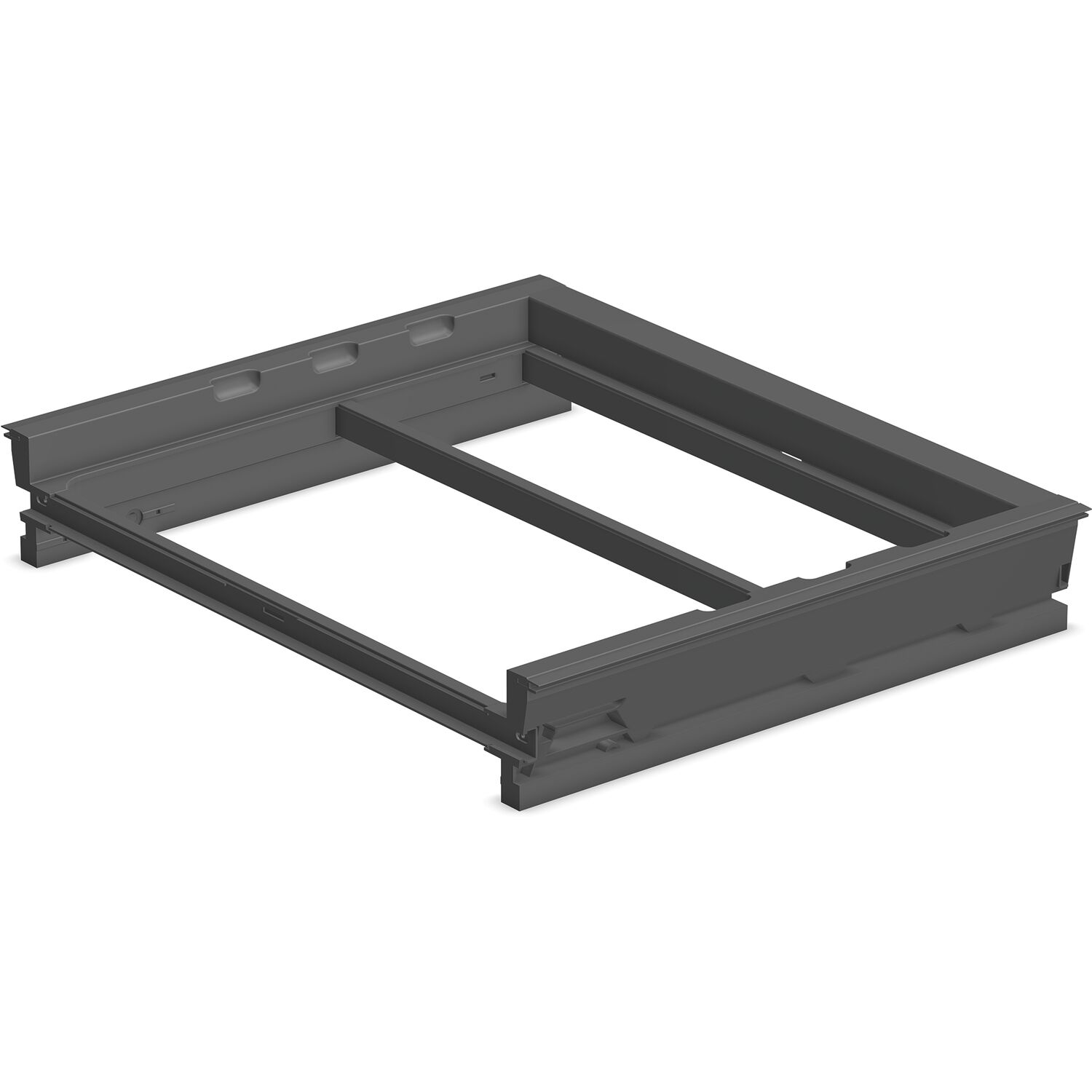 ninka Hängerahmen eins2fünf SERVO-DRIVE uno Korpusbreite 600mm Dunkelgrau