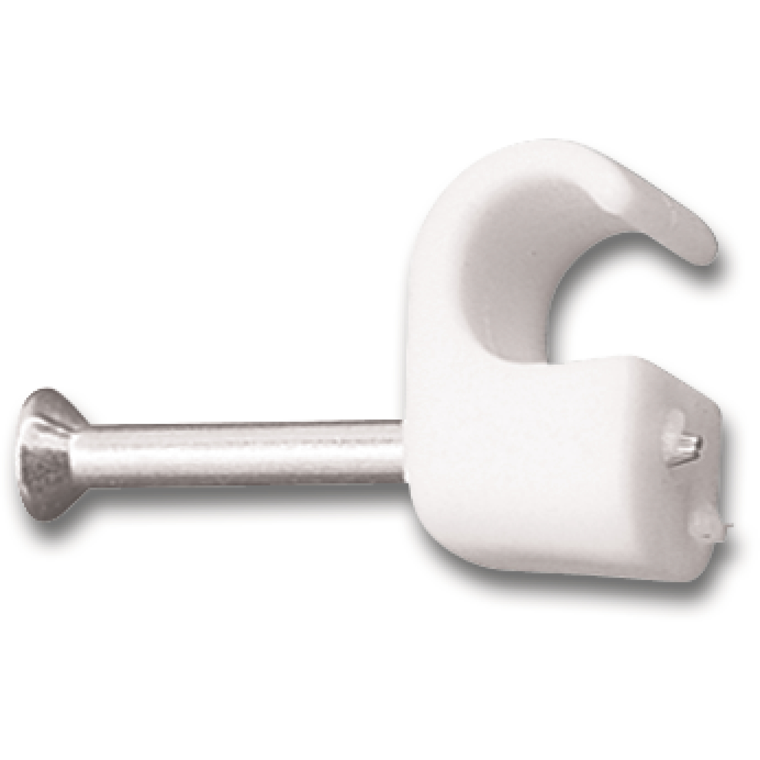 Kabelschelle 6X8 Kunststoff grau ()