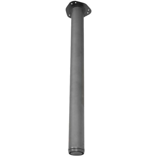Grimme Tischfuß ø 60 mm, Länge 710 mm, Stahl schwarz matt lackiert (4Stk)