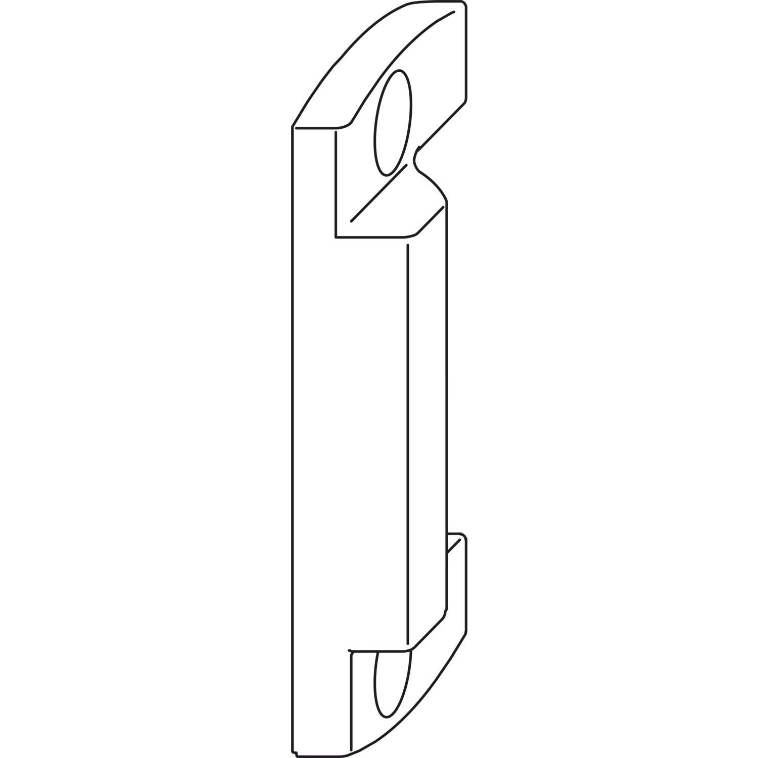 Winkhaus WINKHAUS Zwangsverriegelung ZV-RT.H.13-24.AGR, Rahmenteil 13V, Eurofalz 24mm