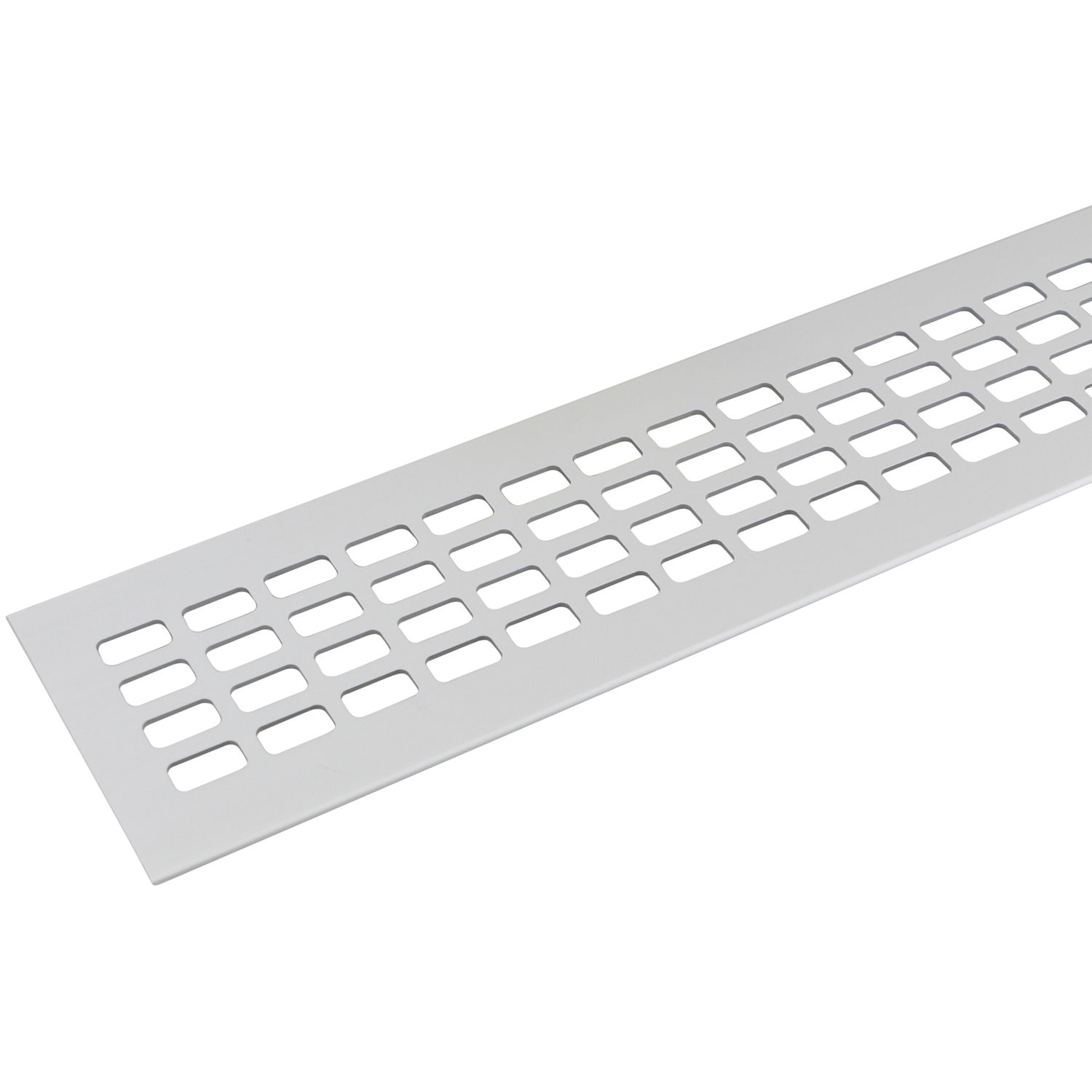 Lüftungsgitter Aluminium natur eloxiert 80X400 mm