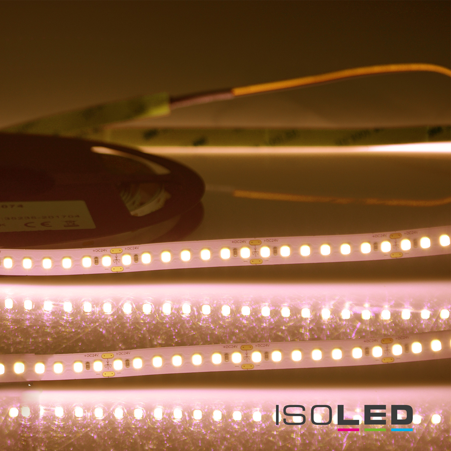 ISOLED LED CRI Food Flexband Bread 24V DC 14,4W IP20 5m Rolle 140 LED/m