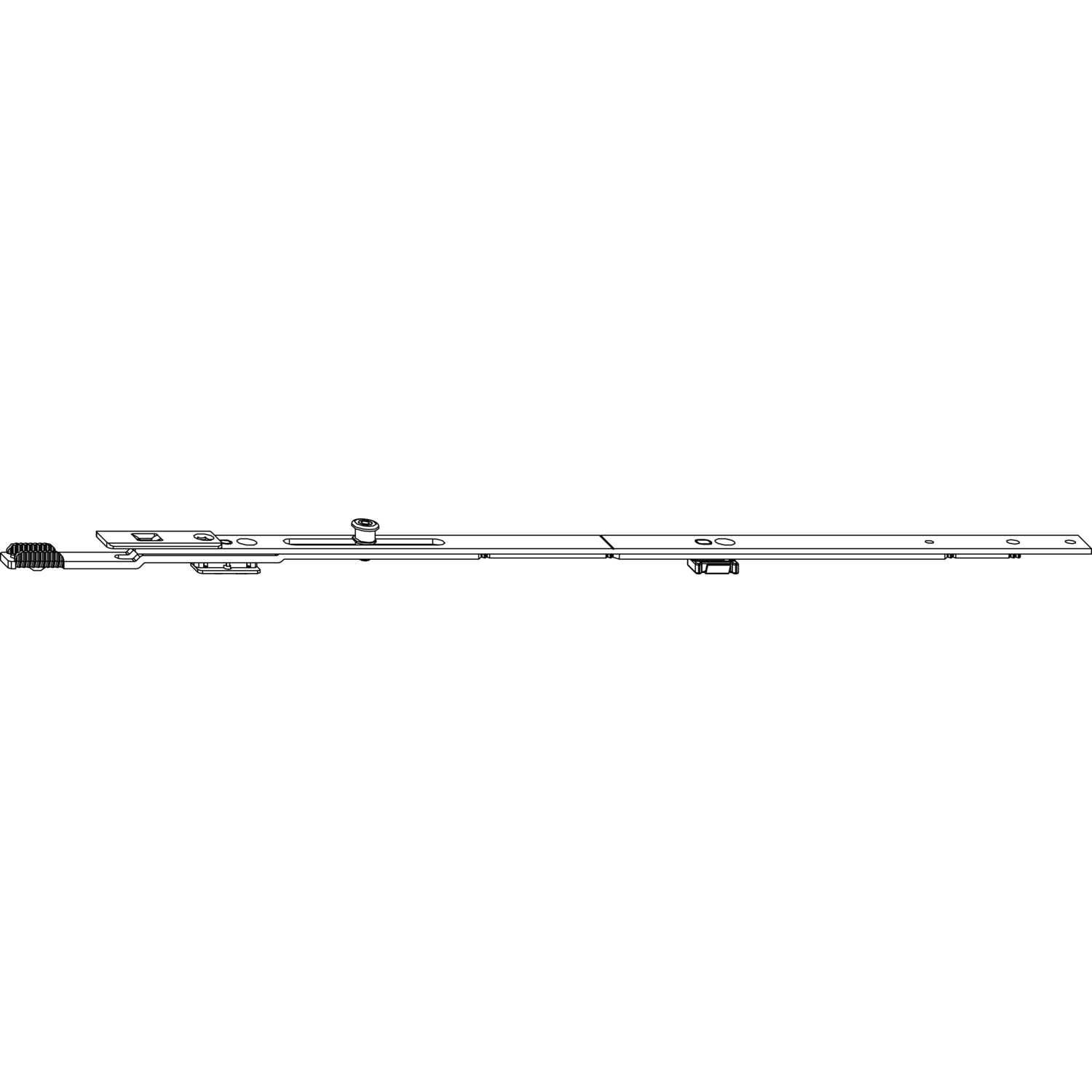 Maco #455612 SKB-Z Verlängerungsriegel 1 iS-Zapfen L=400 mm ablängbar 200 mm (455612)
