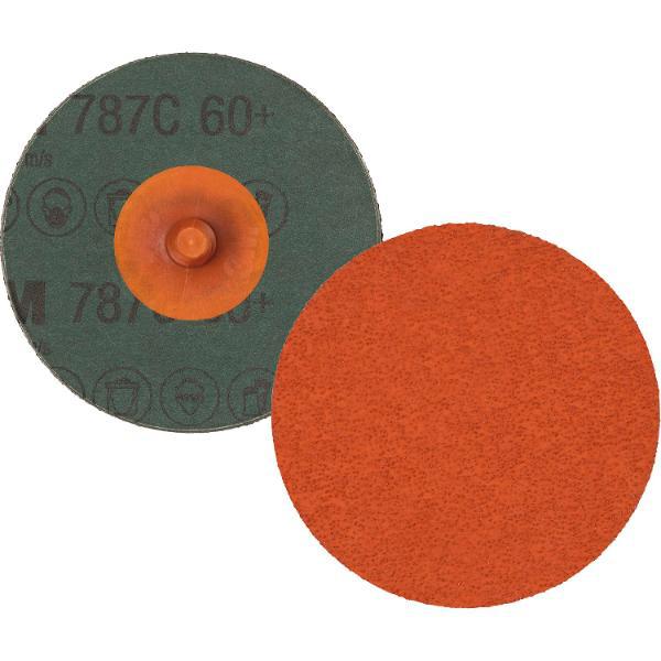 3M Fiberscheibe Roloc 787C ø 76,2 mm Korn 120 Fb. orange für Edelstahl