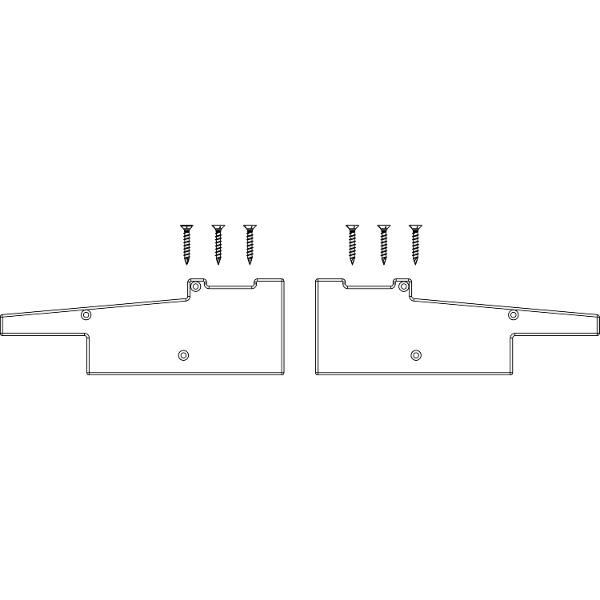 Maco #102886 Fiber-Therm Abdeckkappen-Set, Grundkörper 180 mm, silber (102886)