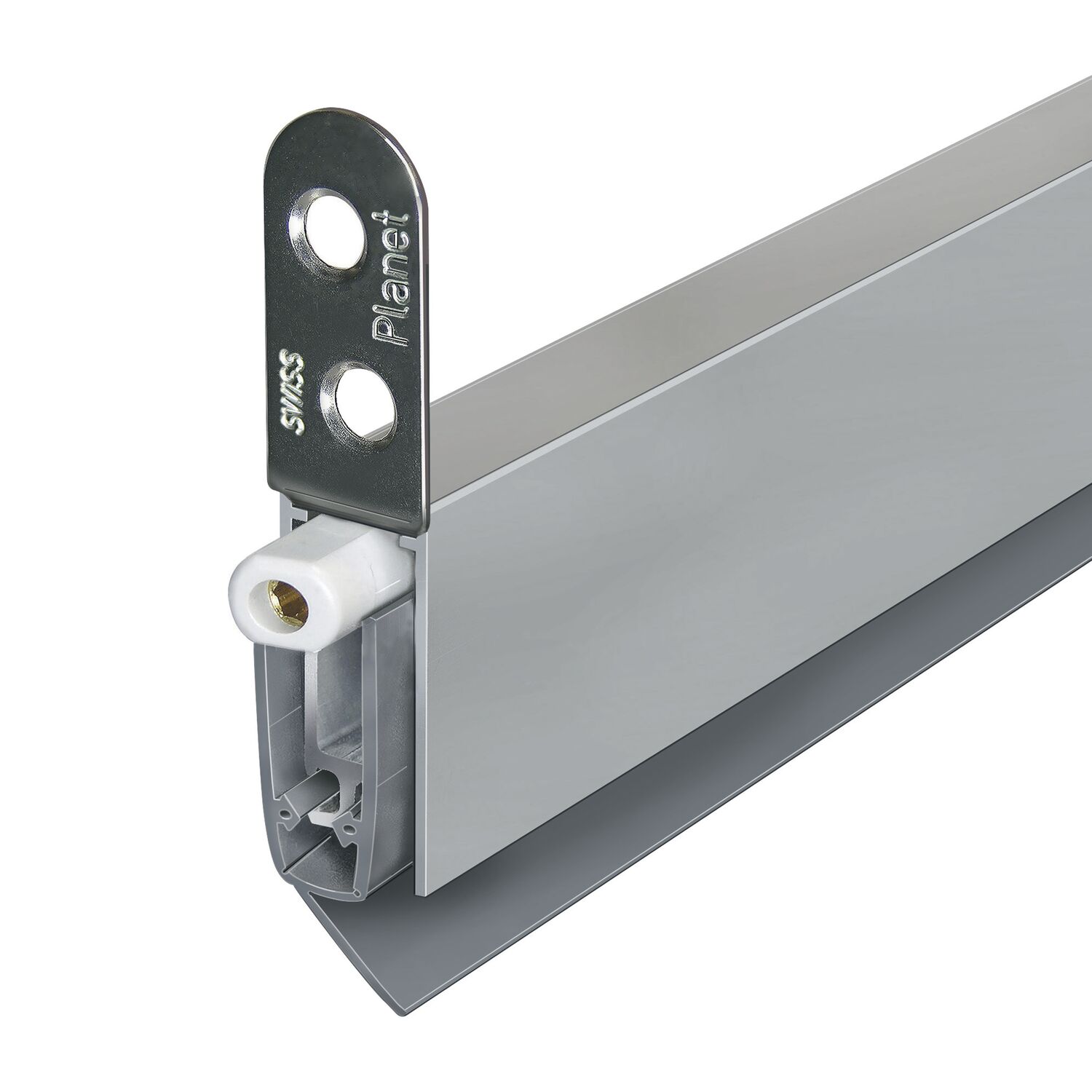 Planet Türdichter RH-RD, links, 835 x 13 x 30 mm, einseitig, Aluminium natur