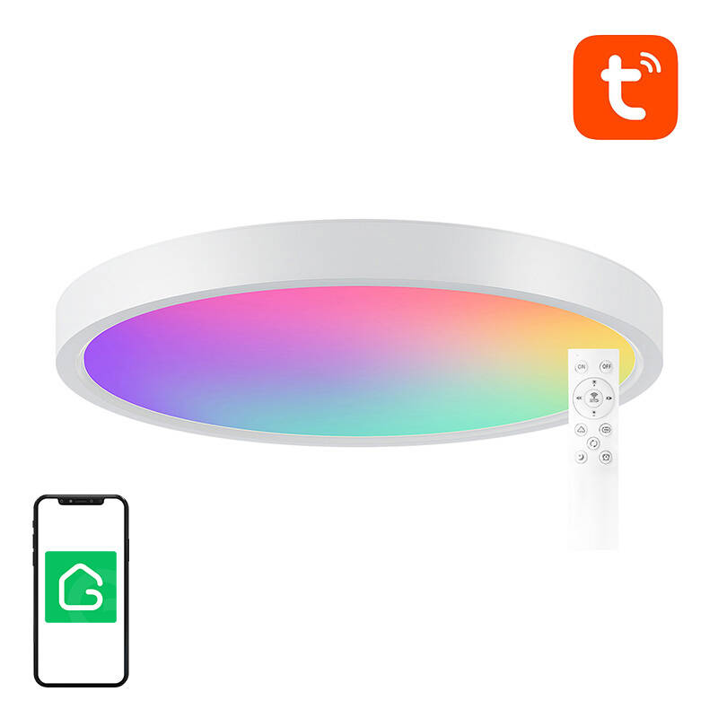 Gosund Smarte Deckenleuchte 30cm 16M RGBCW 1920lm Bluetooth Tuya + Remote Control