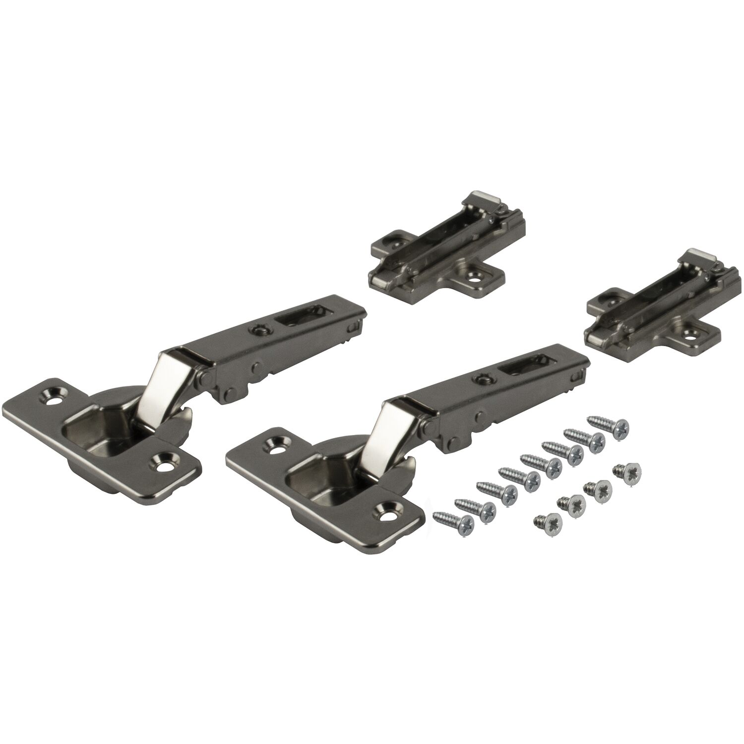 Accuride 1432 Scharnierset für innenliegende Türen, Stahl schwarz