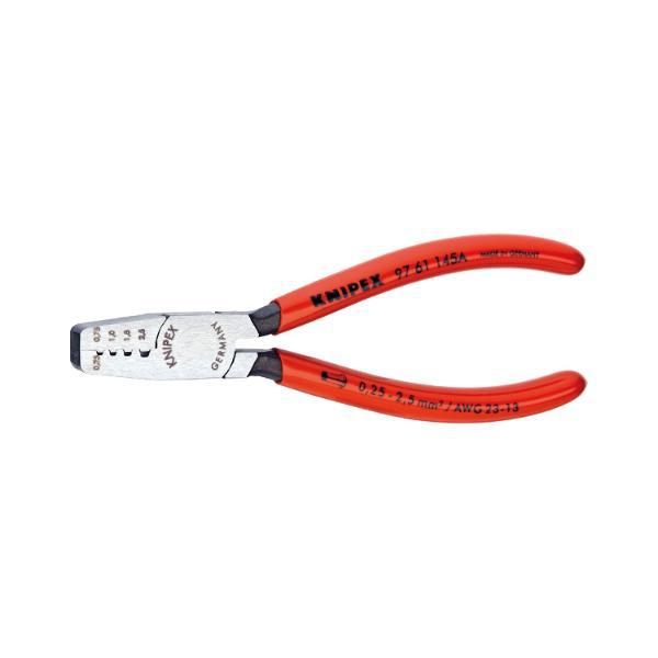 Knipex Crimpzange 9761145A für Aderendhülsen 0,25-2,5 mm², L=145 mm