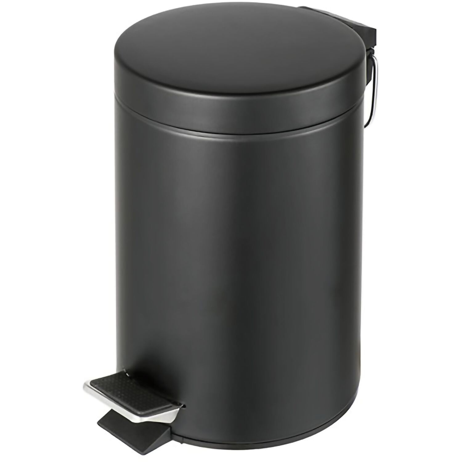 GEESA Treteimer Hotel 3 Liter Schwarz matt