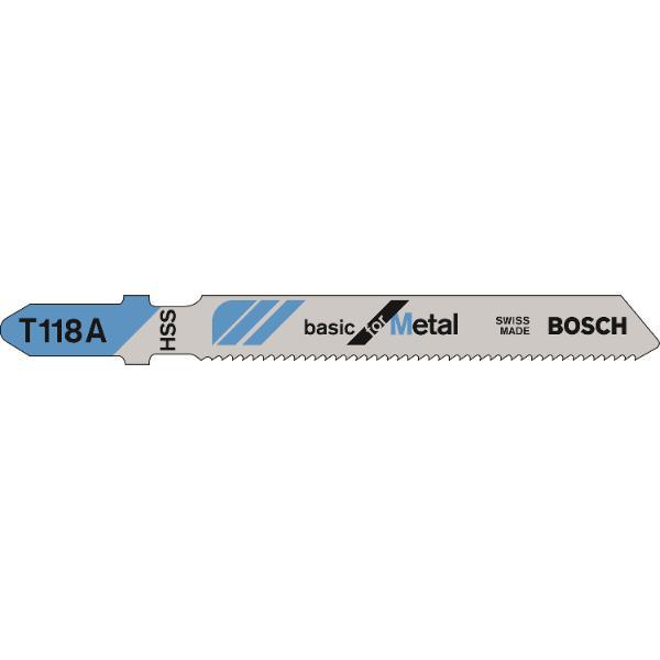 Bosch Stichsägeblatt T118A Metall - 5 Stück