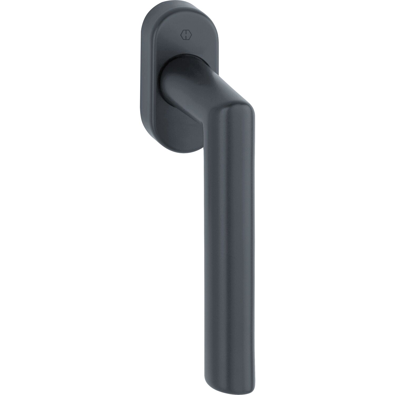 Hoppe HOPPE Fenstergriff AMSTERDAM, Vierkantstift 7 x 37 mm, Edelstahl schwarz matt