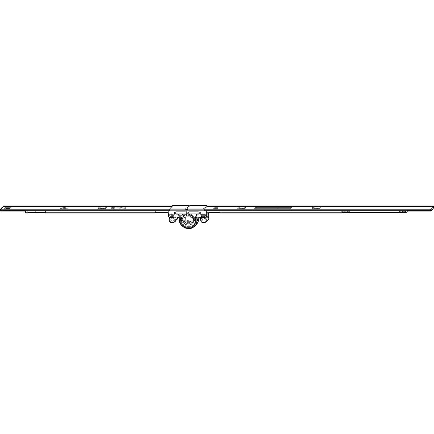 Roto ROTO NT/NX DK-Getriebe KSR konstant DM 15 mm L= 690/263 mm ohne Zapfen silber