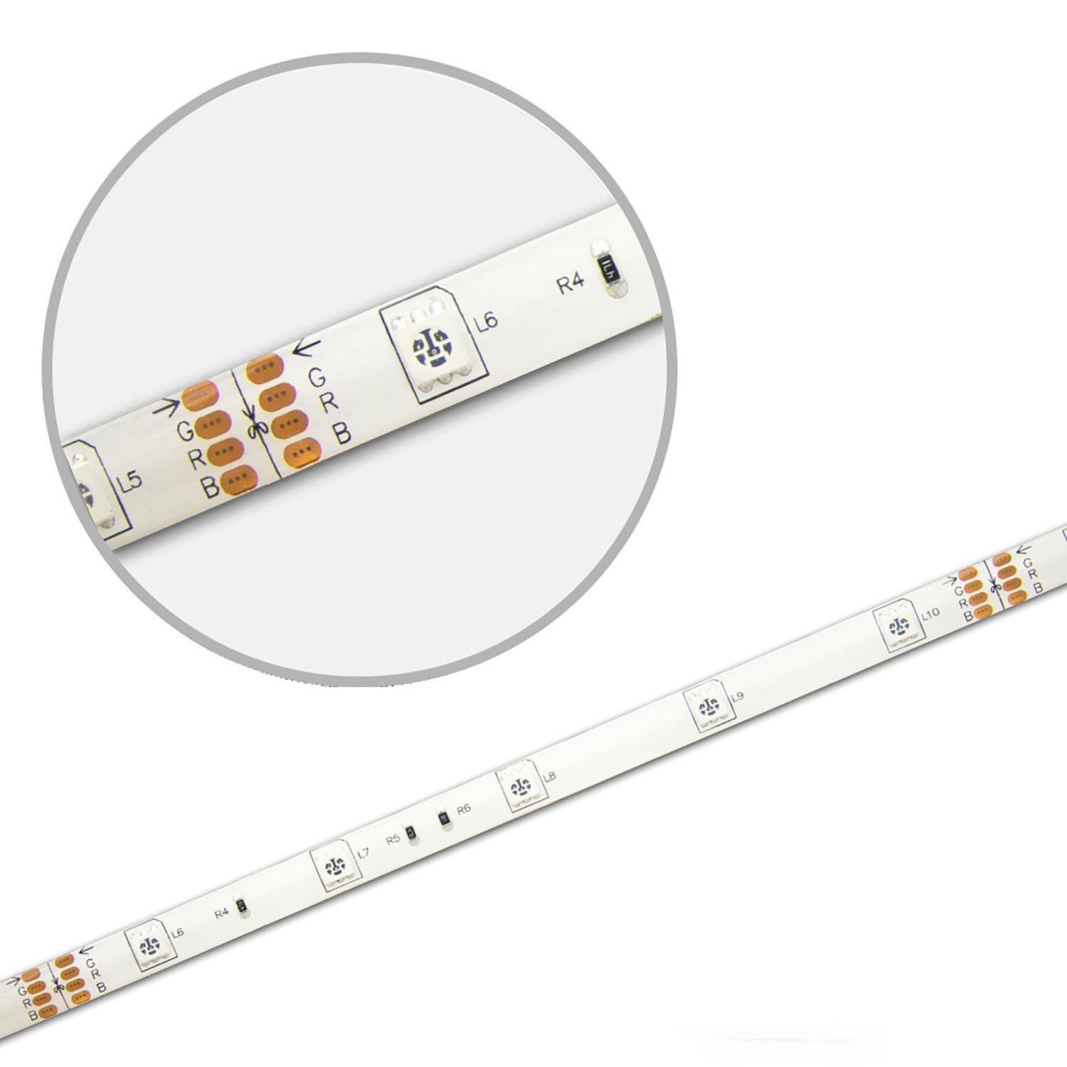 ISOLED LED SIL-RGB Flexband 24V DC 7,2W IP66 5m Rolle 30 LED/m