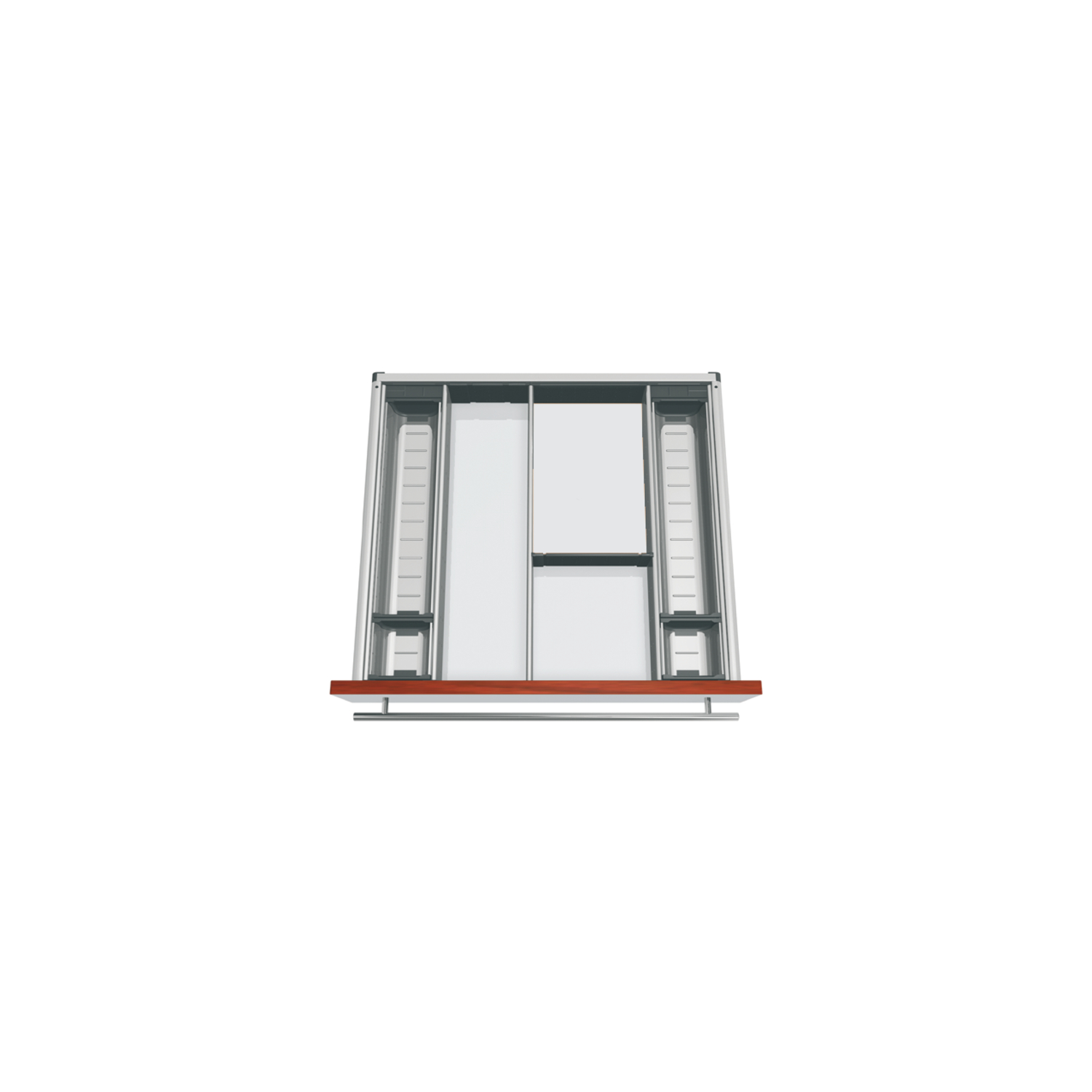 blum ORGA-LINE Facheinteilungs-Set KB 600/NL 450 mm Edelstahl/Kunststoff