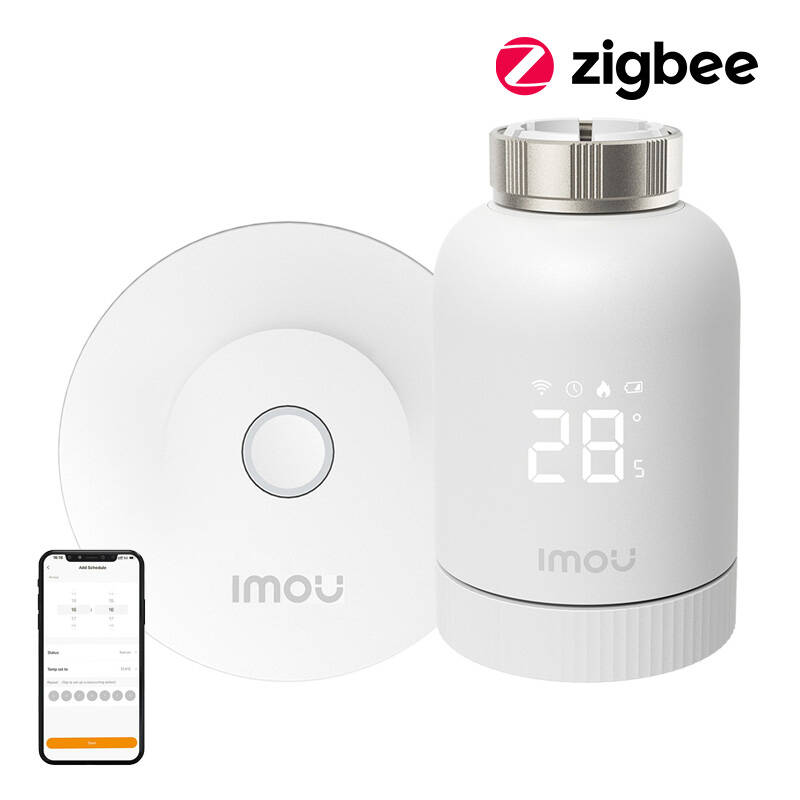 IMOU Heizkörperventil + 6 Adapter + Gateway ZigBee