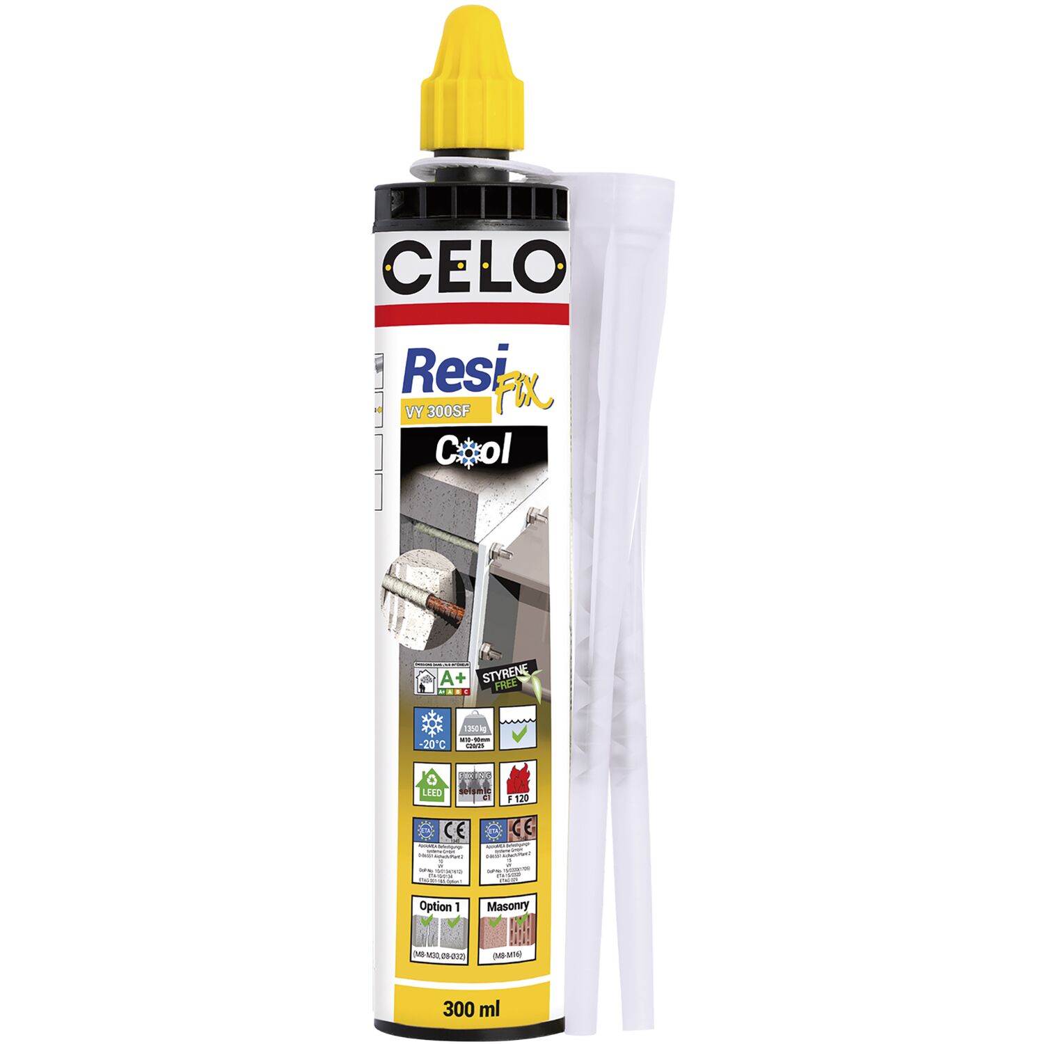 Celo Injektionsmörtel vinyl ResiFIX Cool VY 300 SF