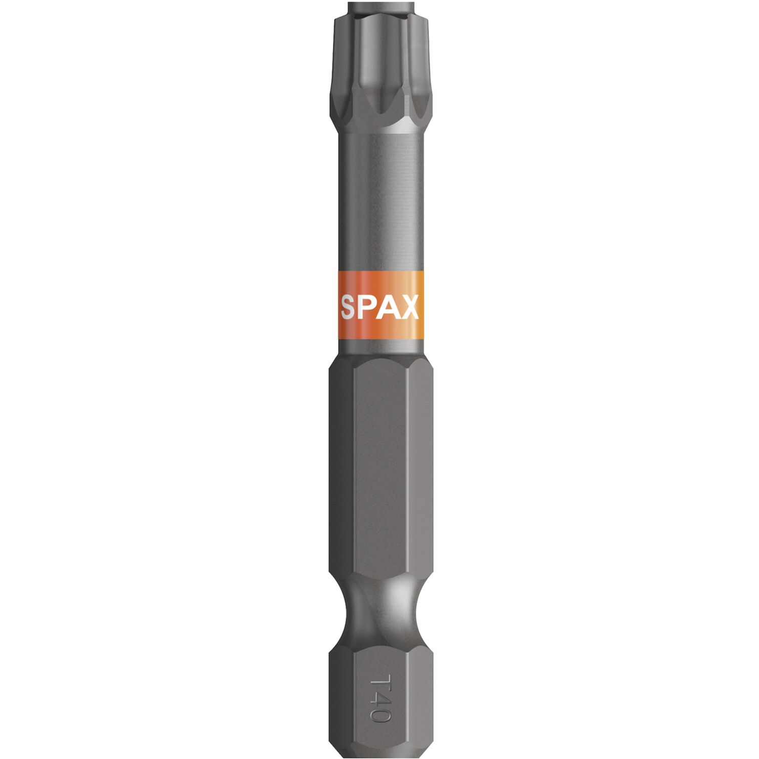 Spax Bit-Einsatz T-Star 1/4"sechskant T40/50 mm Zapfenführung, Inhalt 5 Stück