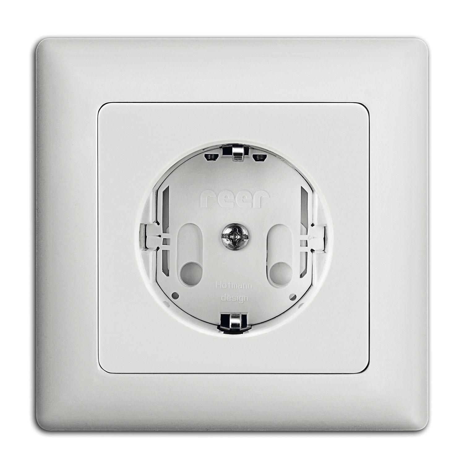 Steckdosenschutz, schraubbar, weiß