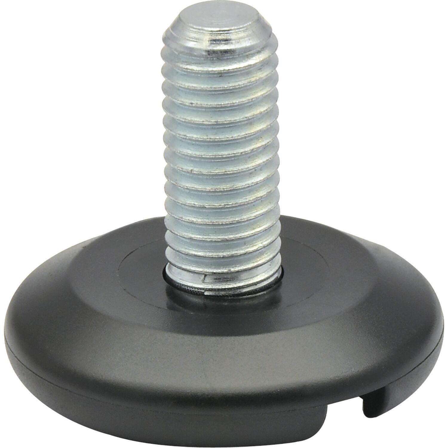 QuickClick Höhenverstellschraube Ultrasoft-Einsatz, ø37mm, M8x25mm, schwarz