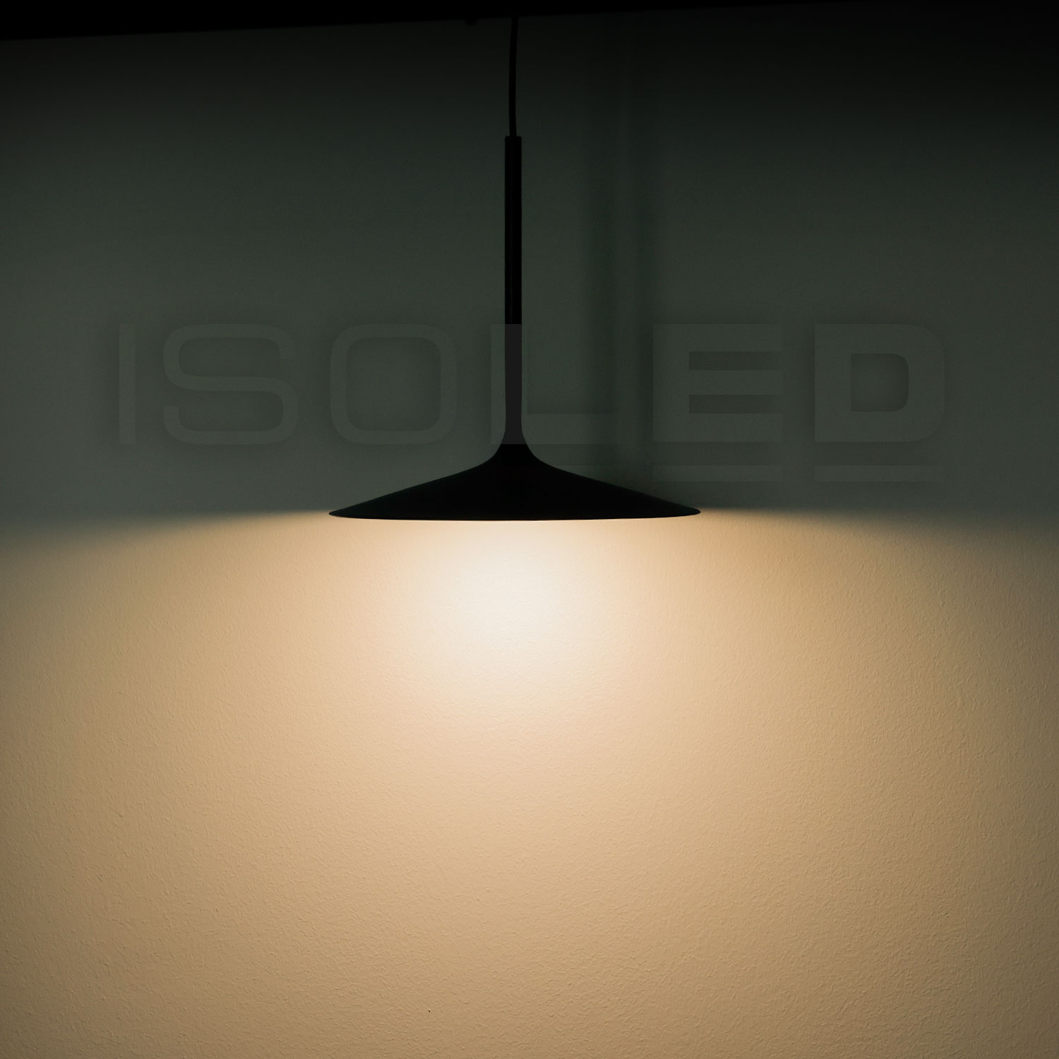 ISOLED Track48 Hängeleuchte Shade 5,5W 120° 48V DC schwarz 3000K