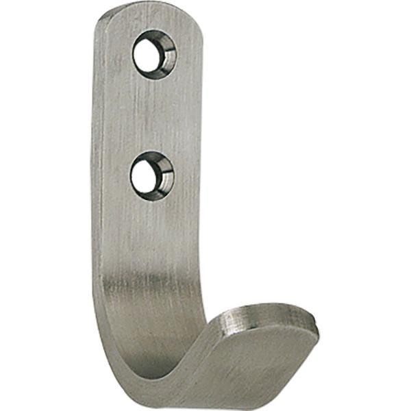 Technik Team Mantelhaken Macoba Breite 18mm Höhe 66.5mm Edelstahl gebürstet