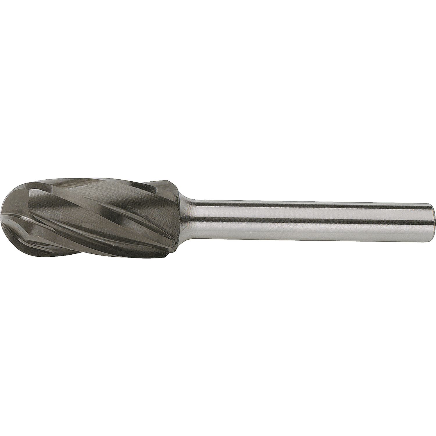 Lukas HM-Frässtift Form C Walzenrund Kopf ø 6 mm L 16 mm Zahnung 9 für Alu