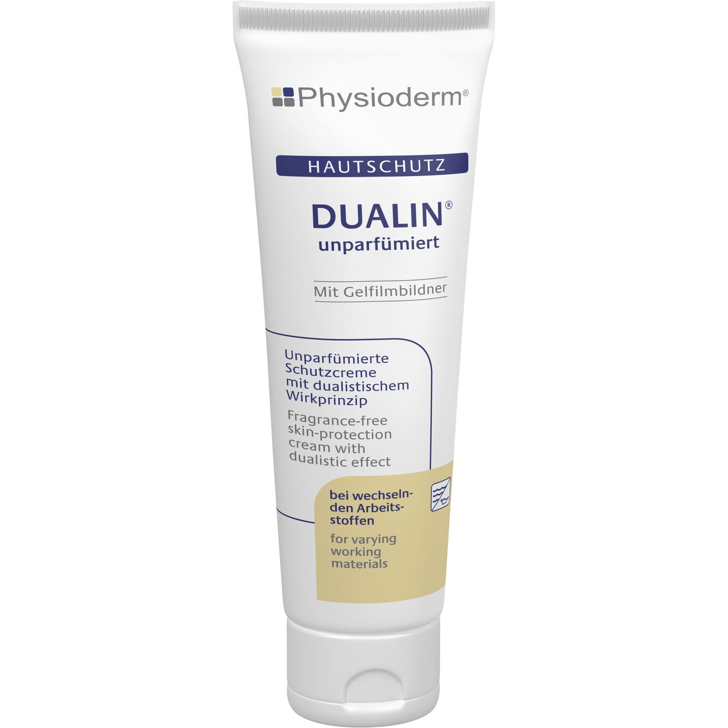 Hautschutzsalbe Dualin® unparfümiert, silikonfrei 100ml Tube (12 Stück)
