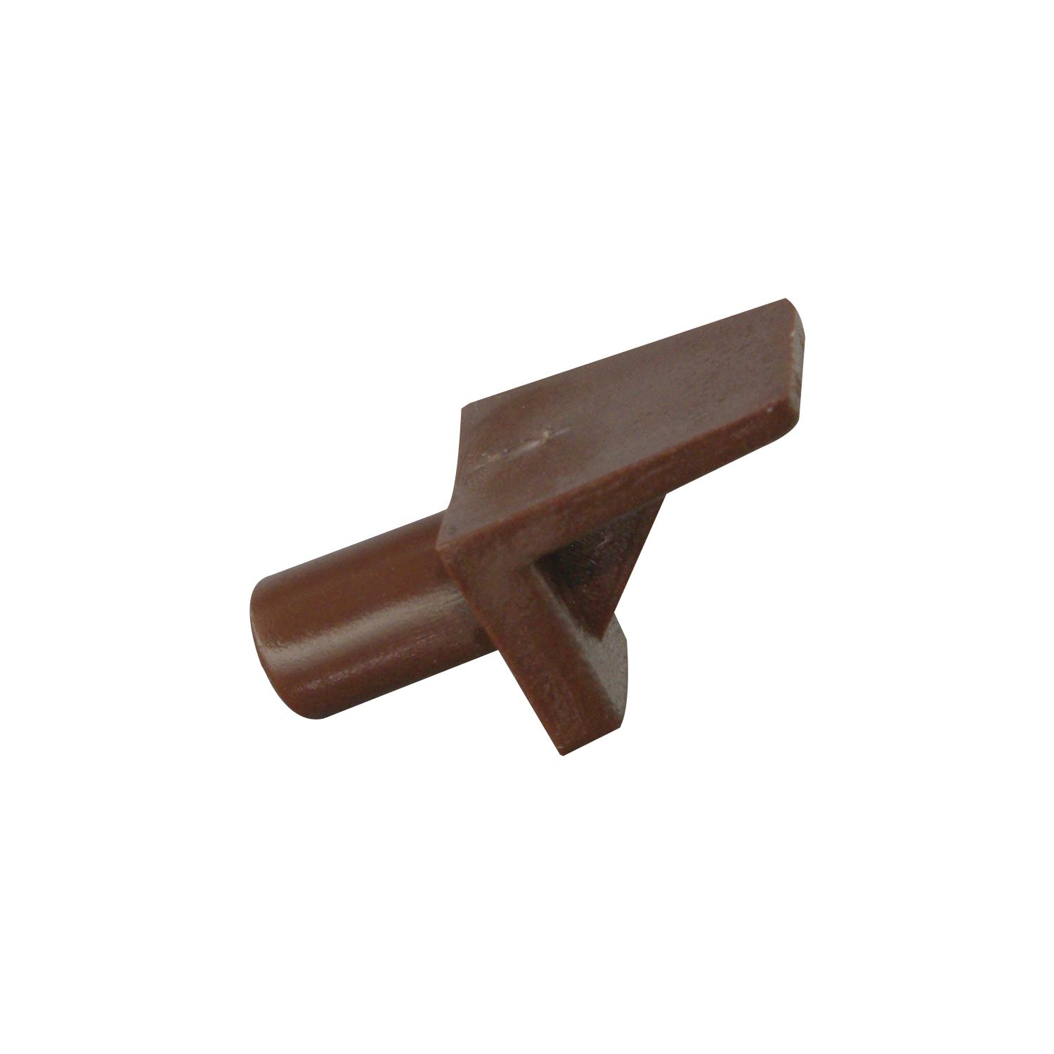 ninka Steckbodenträger Winkel 2, Bohr ø 5 mm, Kunststoff braun (100 Stück)