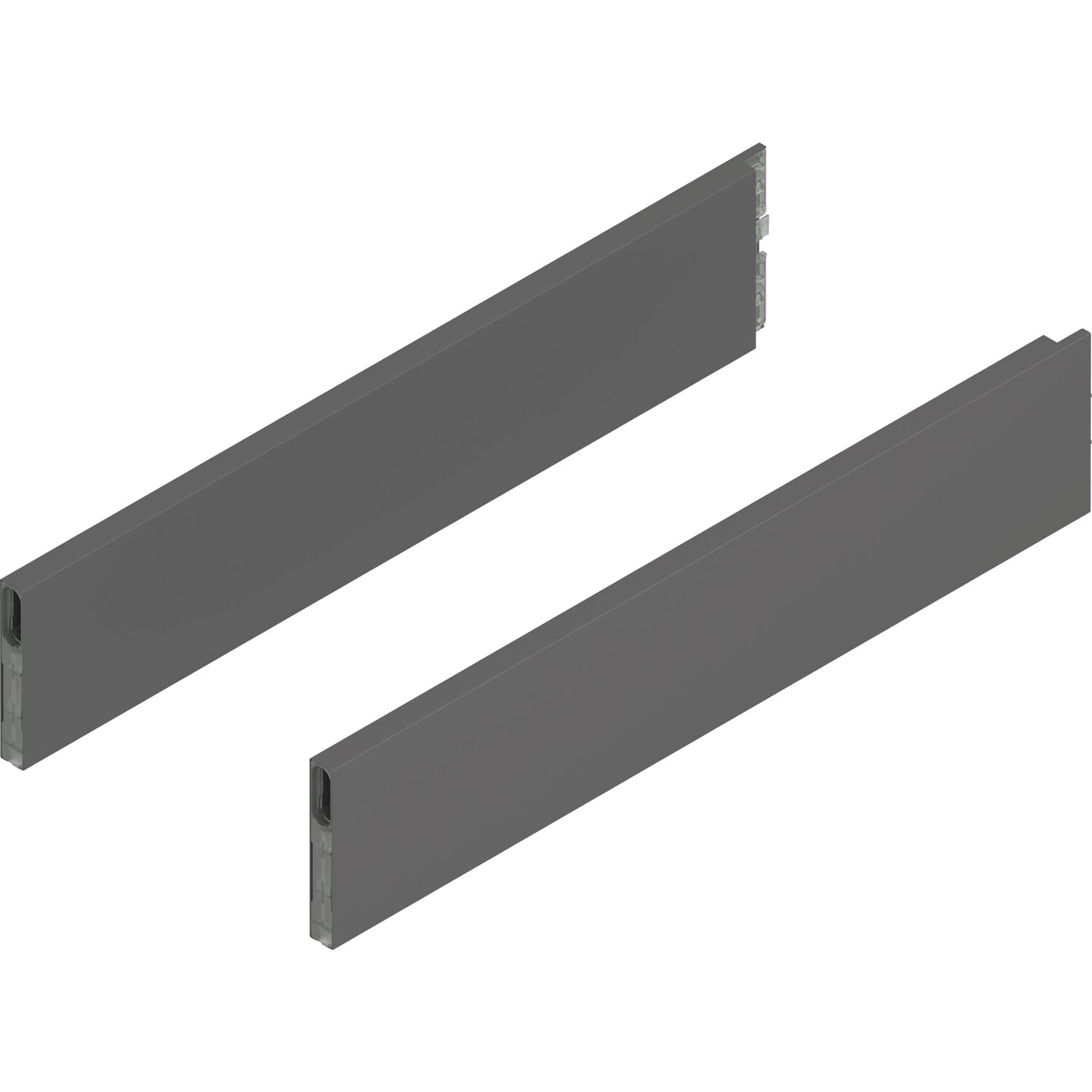 blum MERIVOBOX Boxcap Höhe E, NL 500, Oriongrau-matt