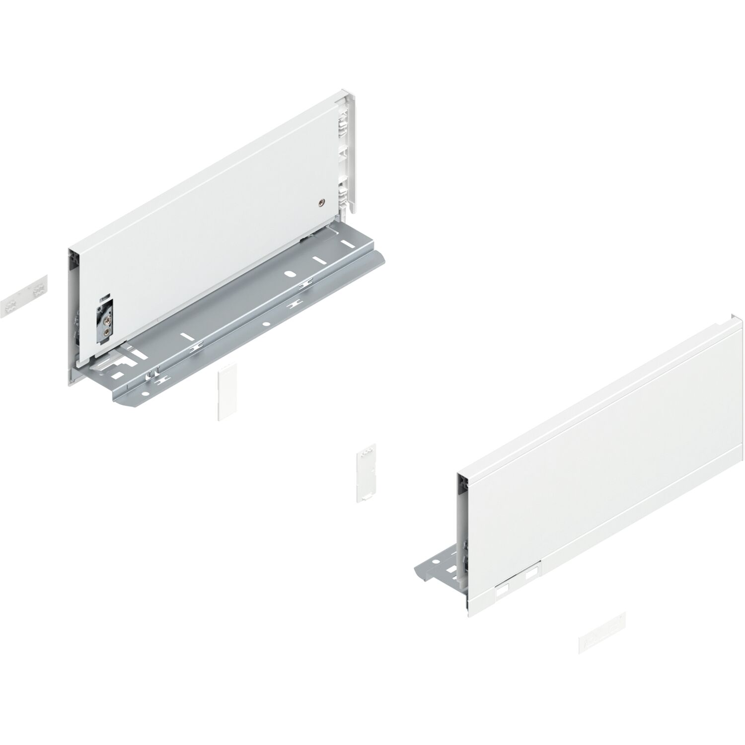 blum LEGRABOX pure Zarge Höhe K, NL 300, Seidenweiß-matt