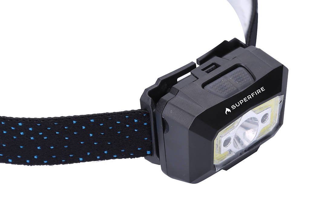 Superfire Stirnlampe X30 340 Lumen USB