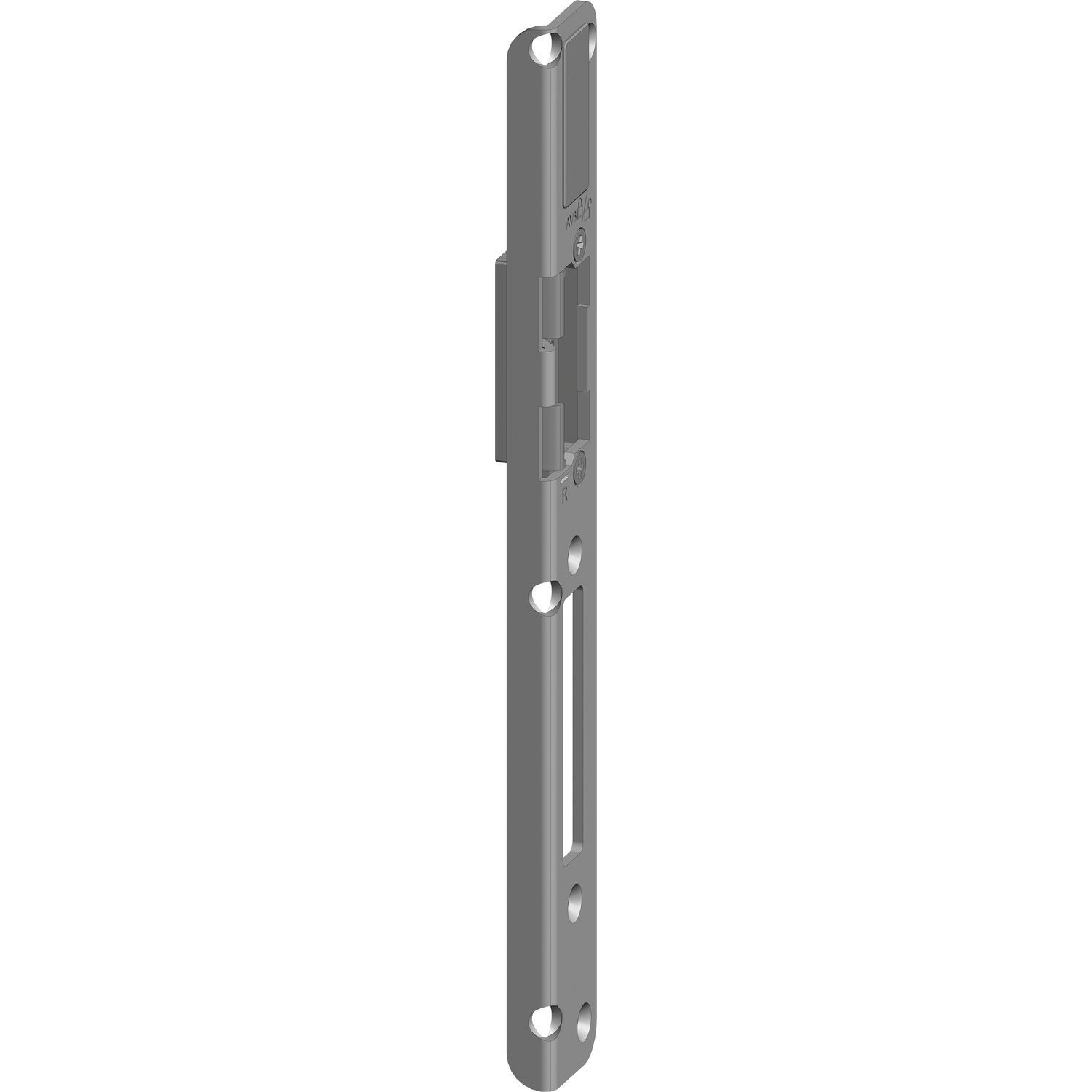 Winkhaus Winkelschließblech STV FL4/A13, 250 x 28 x 11 mm, links, silber (5 Stück)