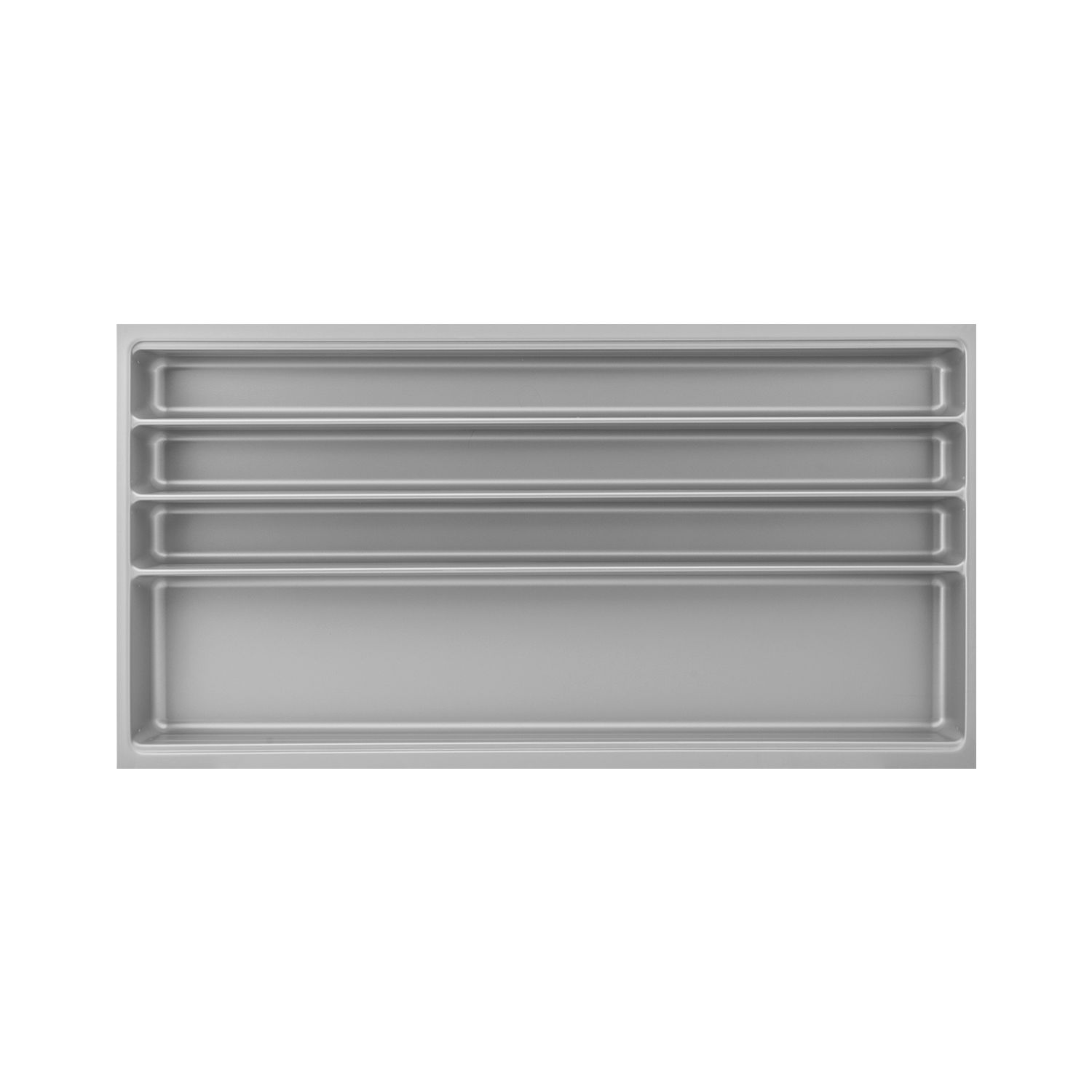 Agoform Besteckeinsatz Scoop II KB 1000 mm Kunststoff Silber