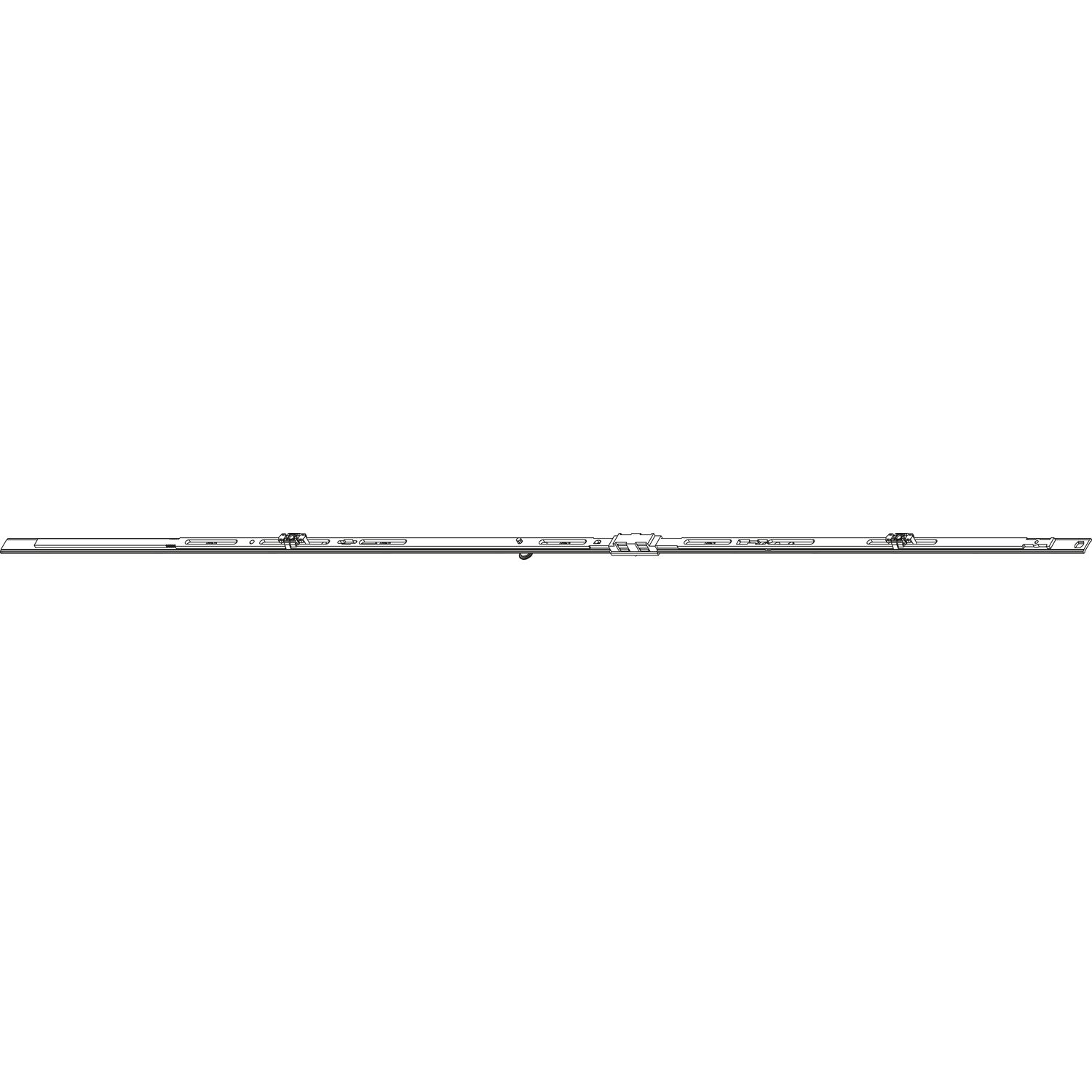 Roto Patio Alversa SH-Mittelverschluss senkrecht L=1490 mm 2V-Zapfen silber