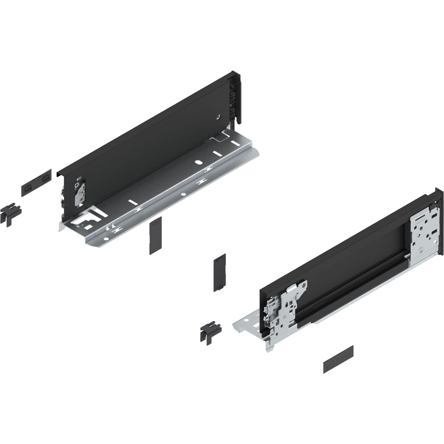 blum LEGRABOX special edition Innenzarge Höhe M, NL 300 mm, Carbonschwarz