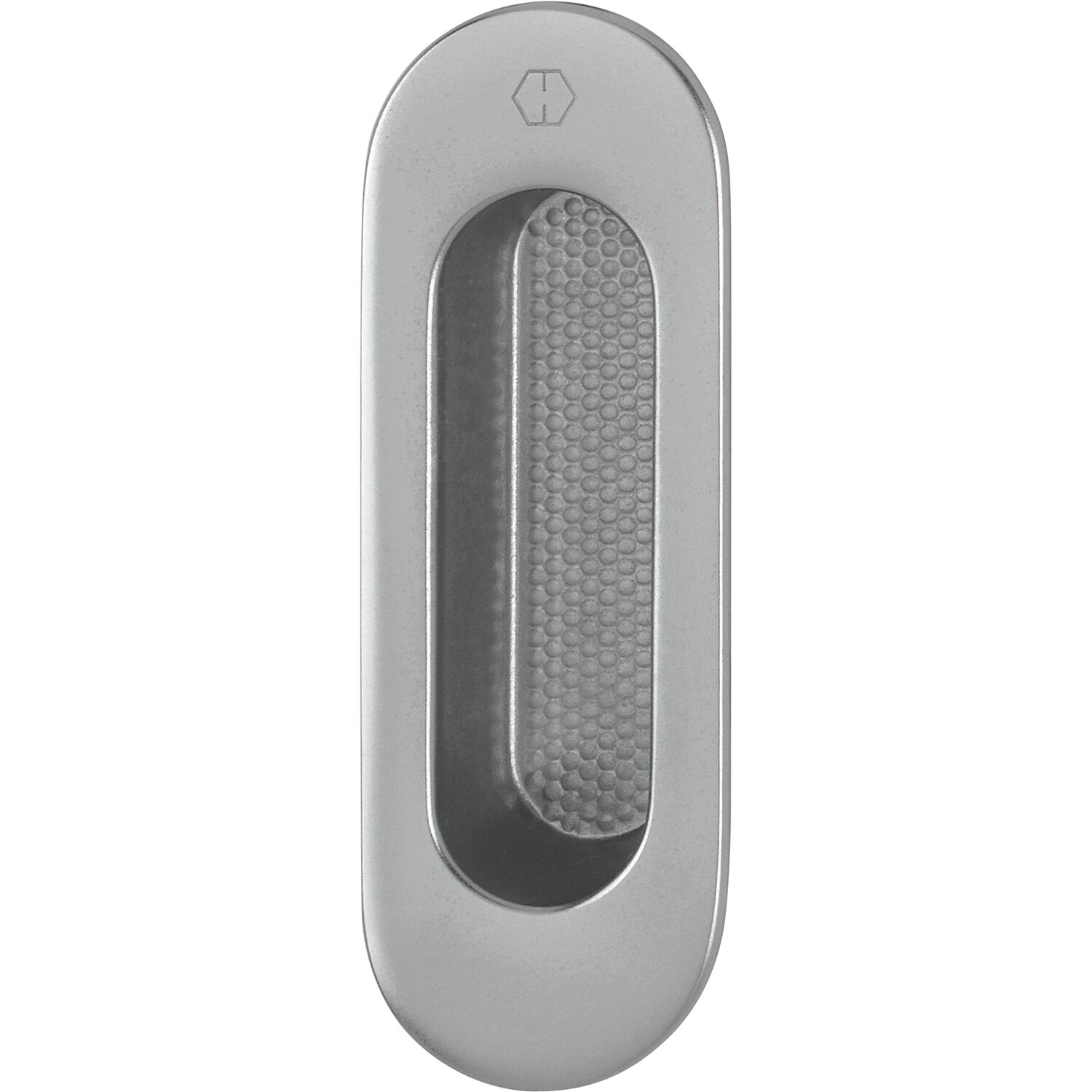 Hoppe HOPPE Hebeschiebetürmuschel OMEGA außen oval, Aluminium Edelstahl Effekt