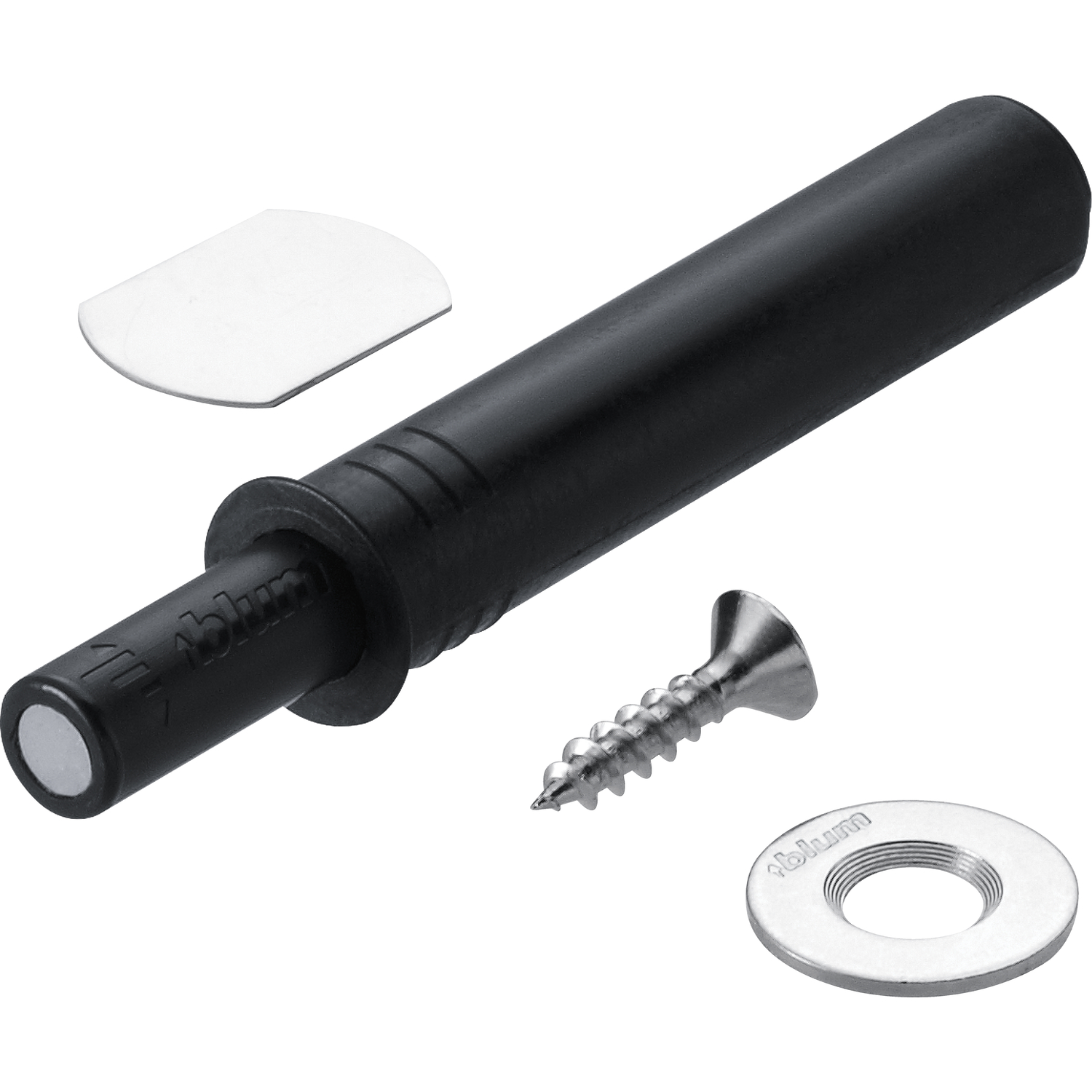 blum TIP-ON für Türen 956.1004 Kurzversion mit Magnet, carbonschwarz