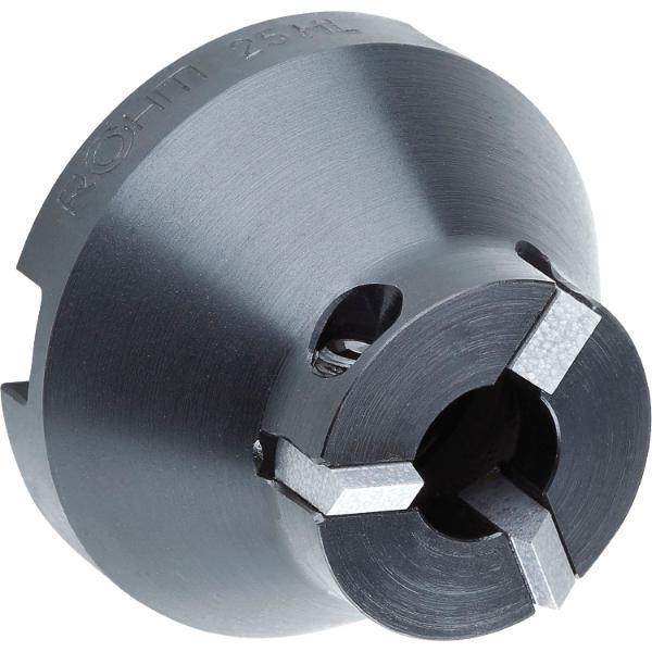 RÖHM Mitnehmer-Scheibe mit 4-seitig verw. HM-Platten, Linksl., 32H