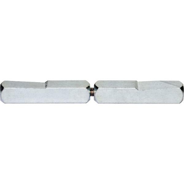 BKS Drückerstift geteilt B78430 Länge innen 45mm Länge außen 60mm Vierkant 9mm Stahl verzinkt